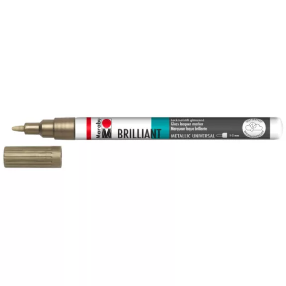 Marabu Brilliant Painter lakkfilc - arany 084, 1-2 mm