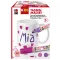 Marabu KiDS Porcelain & Glas filctoll szett - 2 db filc + bögre, lányoknak