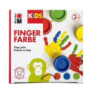 Marabu KiDS ujjfesték szett - 4 x 100 ml