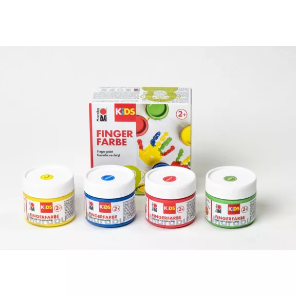 Marabu KiDS ujjfesték szett - 4 x 100 ml