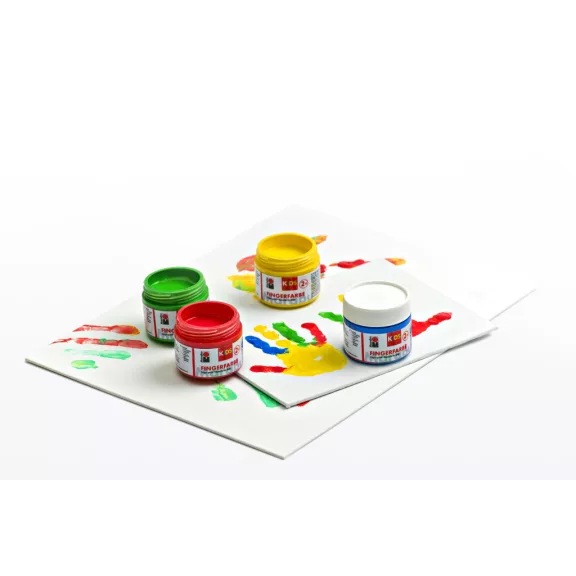 Marabu KiDS ujjfesték szett - 4 x 100 ml