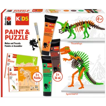   Marabu KiDS Little Artist kifesthető puzzle – Dino, FSC100%