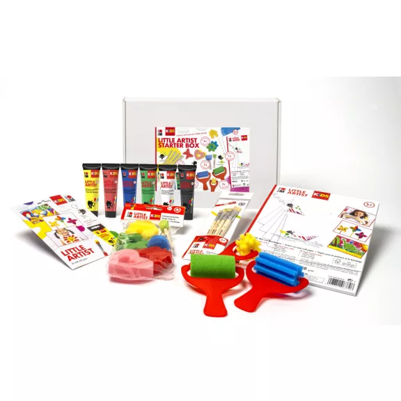 Marabu KiDS Little Artist kezdő festőkészlet gyerekeknek - eszközökkel, anyagokkal, FSC100%