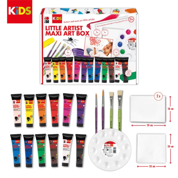 Marabu KiDS Little Artist kreatív festőszett gyerekeknek - "MAXI" FSC100%