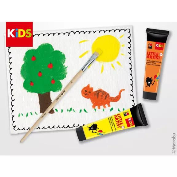 Marabu KiDS Little Artist kreatív festőszett gyerekeknek - eszközökkel, anyagokkal, FSC100%