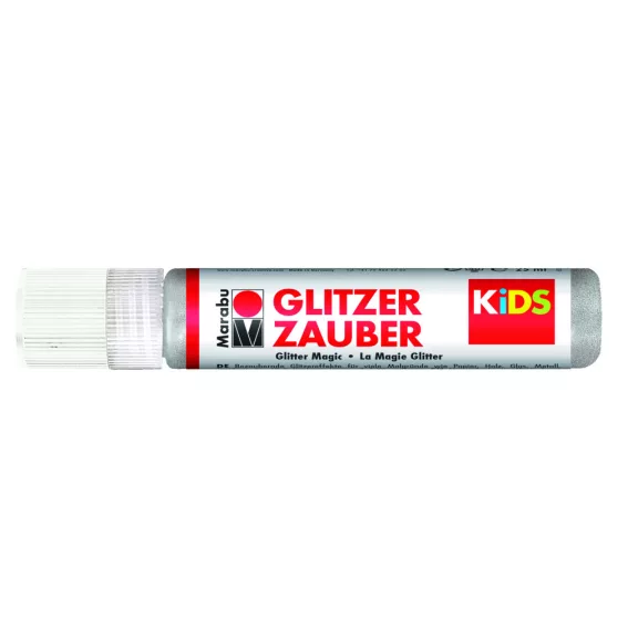 Marabu KiDS kontúrfesték gyerekeknek - csillámos ezüst  582, 25 ml