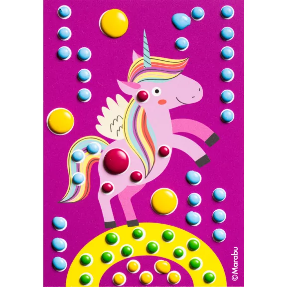 Marabu Kids Dot Pen pontozó festék szett - "Unicorn"