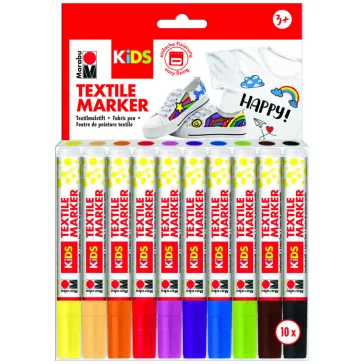 Marabu KiDS textilfilc szett, 10 darabos