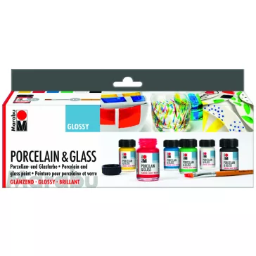 Üveg- & Porcelánfestő készletek