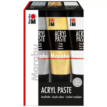 Marabu akrilpaszta szett - 3 x 100 ml