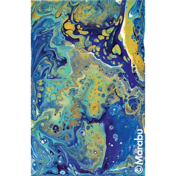Marabu Super Cell cellaképző akrilöntő készlet - "Galaxy", 4 x 60 ml