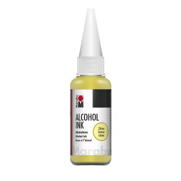 Marabu Alcohol Ink - citromsárga 020, 20 ml