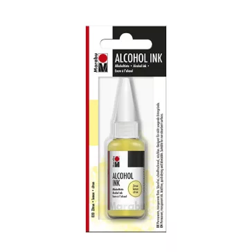 Marabu Alcohol Ink - citromsárga 020, 20 ml