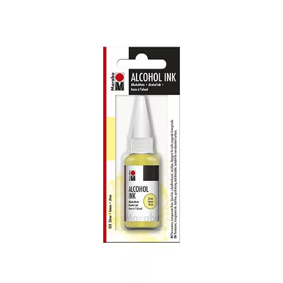 Marabu Alcohol Ink - citromsárga 020, 20 ml