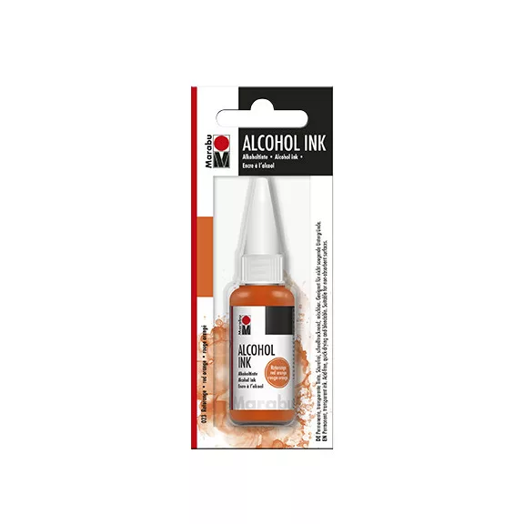 Marabu Alcohol Ink - vöröses narancs 023, 20 ml