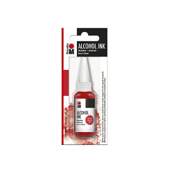 Marabu Alcohol Ink - cseresznyepiros 031, 20 ml