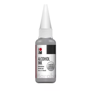 Marabu Alcohol Ink - metál-ezüst 782, 20 ml