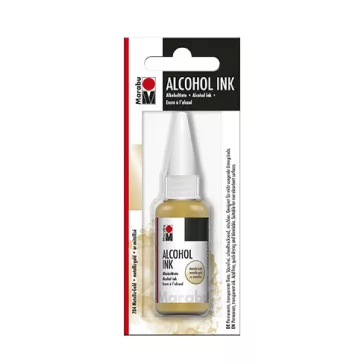 Marabu Alcohol Ink - metál-arany 784, 20 ml