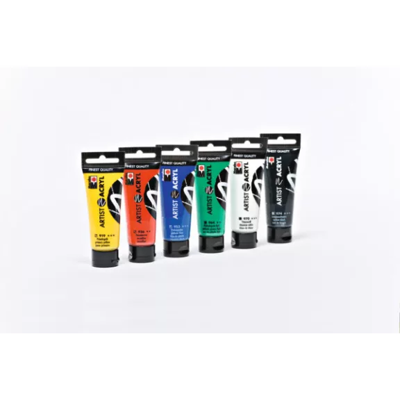 Marabu Artist Acryl művészfesték szett - 6 x 22 ml