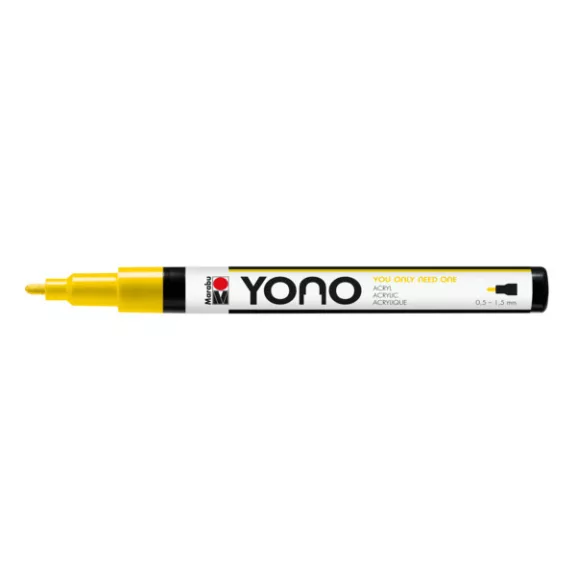 Marabu YONO Marker akrilfilc - sárga 019, 0,5-1,5 mm