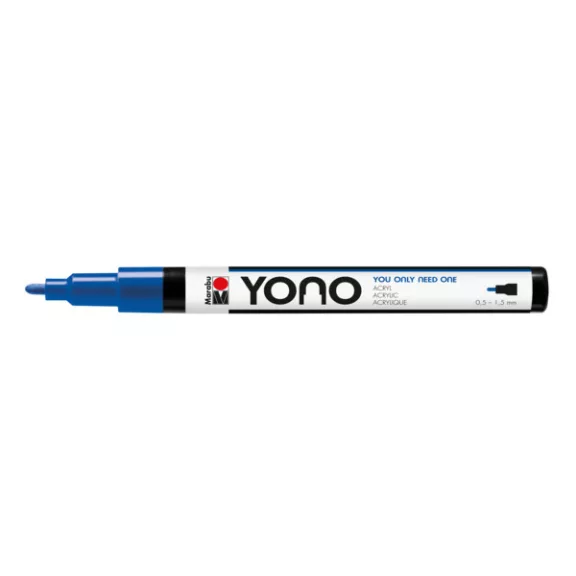 Marabu YONO Marker akrilfilc - sötétkék 053, 0,5-1,5 mm