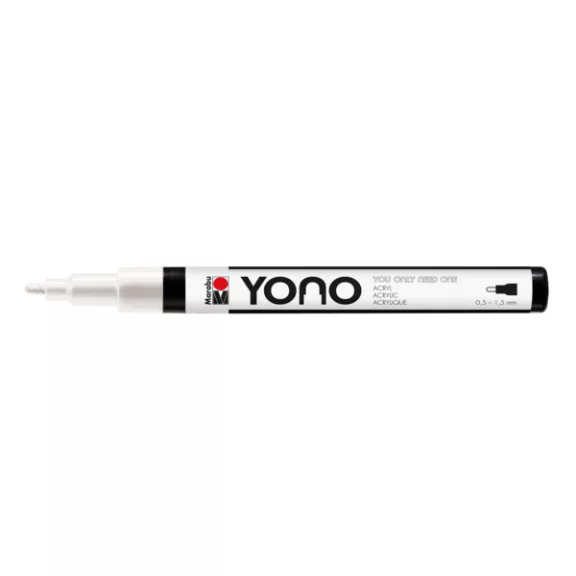 Marabu YONO Marker akrilfilc - fehér 070, 0,5-1,5 mm