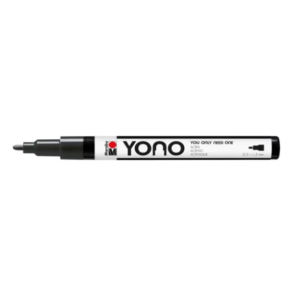 Marabu YONO Marker akrilfilc - fekete 073, 0.5-1,5 mm