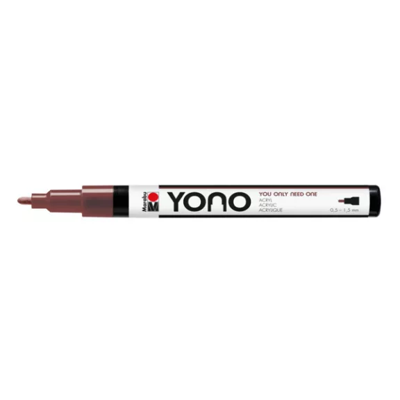 Marabu YONO Marker akrilfilc - barna 285, 0,5-1,5 mm
