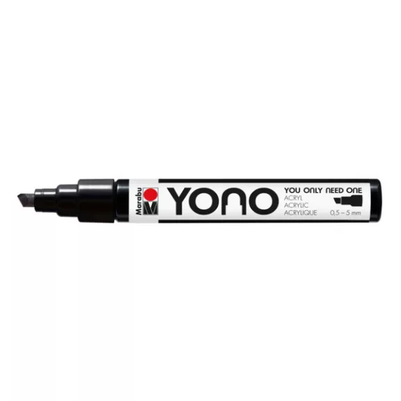 Marabu YONO Marker akrilfilc - fekete 073, 0,5-5 mm