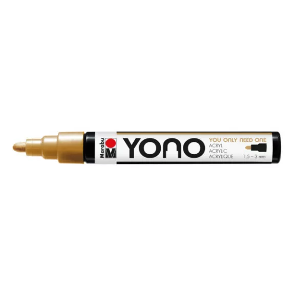 Marabu YONO Marker akrilfilc - arany 084, 1,5-3 mm
