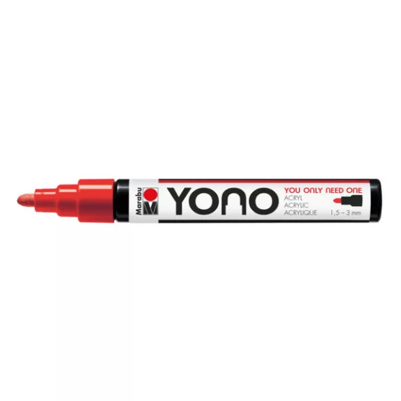 Marabu YONO Marker akrilfilc - cseresznyepiros 125, 1,5-3 mm