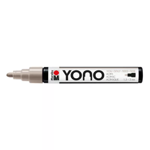 Marabu YONO Marker akrilfilc - világos melegszürke 987, 1,5-3 mm