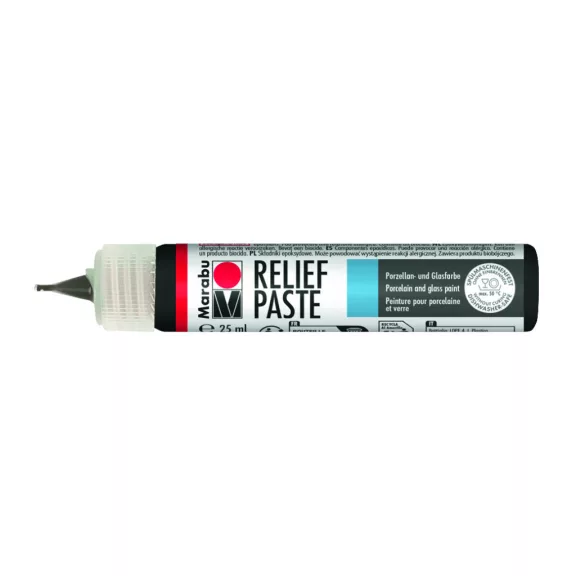 Marabu Relief Paste kontúrozó festék - fekete 073, 25 ml