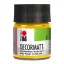 Marabu Decormatt akrilfesték - középsárga 021, 50 ml
