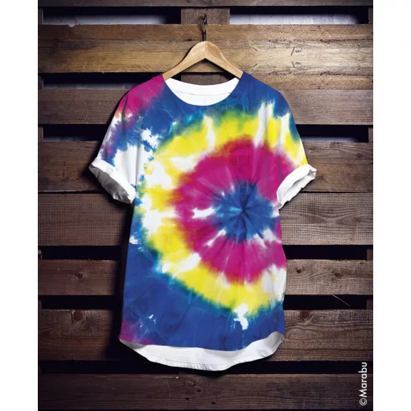 Marabu Fashion Spray textilfesték spray szett - "Tie Dye", 3 x 100 ml