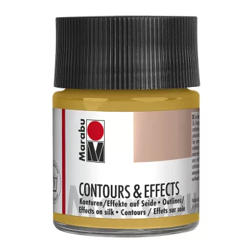   Marabu Contours & Effects kontúrfesték - metálarany 784, 50 ml