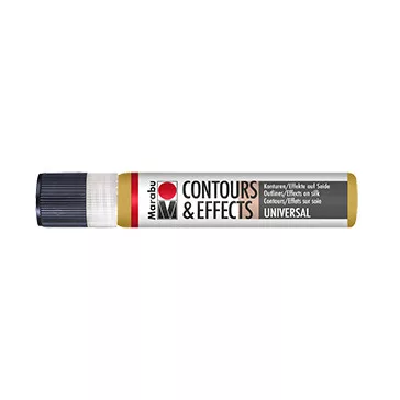  Marabu Contours & Effects kontúrfesték - metálarany 784, 25 ml