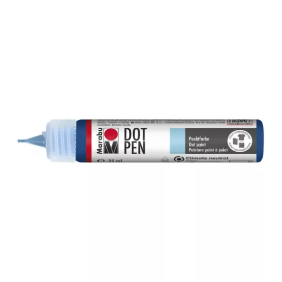 Marabu Dot Pen pontozó festék - középkék 052, 25 ml