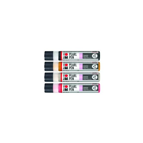 Marabu gyöngyház kontúrfesték szett - 4 x 25 ml