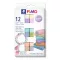 FIMO Soft süthető gyurma készlet - 12 x 25 g, Pasztell színek