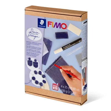   FIMO Soft süthető gyurma készlet - 4 x 25 g, farmer hatású