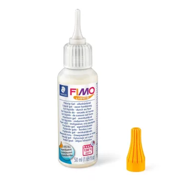   FIMO Liquid Gel - hőre kötő folyékony gél  - 50 ml, áttetsző