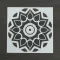 Festősablon (stencil) - Adél, virág mandala minta