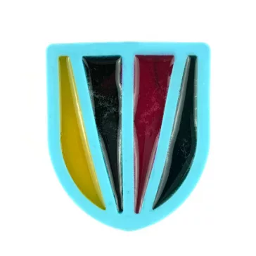 Szilikon színkeverő öntőke - 4 osztású