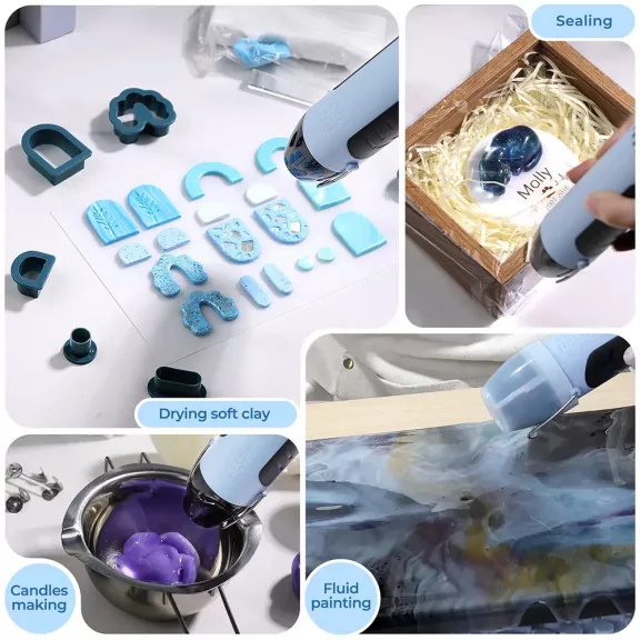 Let's Resin hőlégfúvó készlet, 350W