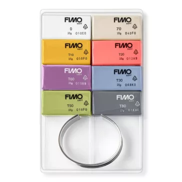   FIMO Soft süthető gyurma készlet - 8 x 25 g, divatos színek