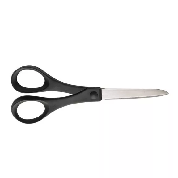 FISKARS Essential olló, papírvágó, 18 cm, fekete