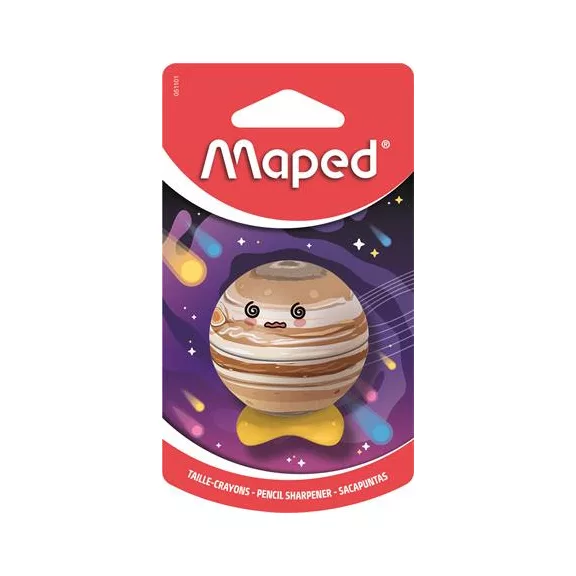 MAPED Planet hegyező, egylyukú, tartályos - bolygók, vegyes minták