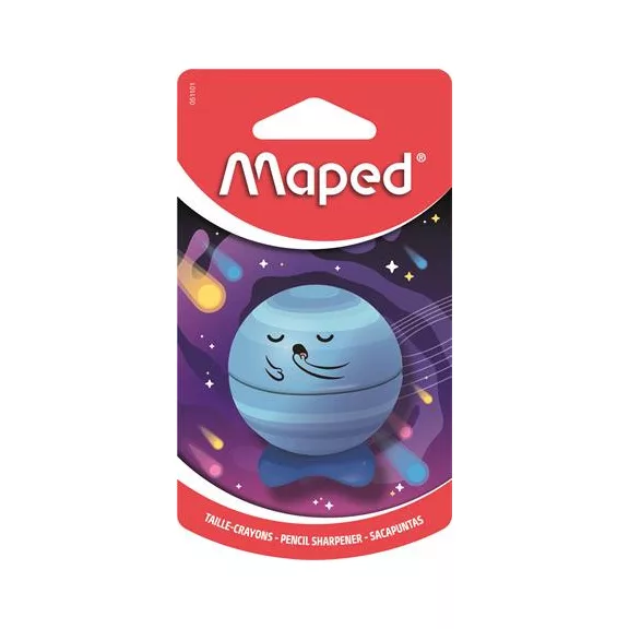 MAPED Planet hegyező, egylyukú, tartályos - bolygók, vegyes minták