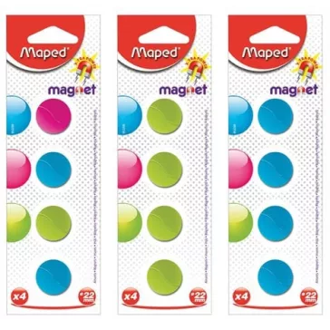 MAPED mágnes, kerek, 22 mm